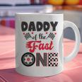 Daddy Of The Fast One Car Racing Dad 1St Birthday Boy Graphic Print Coffee Mug