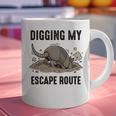 Digging My Escape Route Armadillo Introvert Humor Graphic Print Coffee Mug Digging My Escape Route Armadillo Introvert Humor Graphic Print Coffee Mug