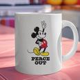 Disney Mickey Mouse Peace Out Totally Retro Graduation Graphic Print Coffee Mug