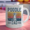 Dog Dad Vintage Poodle Dad Graphic Print Coffee Mug