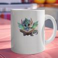 Easily Distracted By Dragon And Books Introvert Shirt Graphic Print Coffee Mug Easily Distracted By Dragon And Books Introvert Shirt Graphic Print Coffee Mug