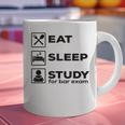 Eat Sleep Study For Bar Exam Lawyer Graduation Graphic Print Coffee Mug