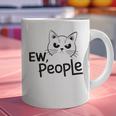 Ew People Introverts Stay Home Socially Awkward Graphic Print Coffee Mug