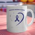 Faith Blue In Memory Of My Godmother Colon Cancer Awareness Graphic Print Coffee Mug Faith Blue In Memory Of My Godmother Colon Cancer Awareness Graphic Print Coffee Mug