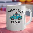 Father Son Daughter Daddy's Best Backup Father's Day Toddler Graphic Print Coffee Mug Father Son Daughter Daddy's Best Backup Father's Day Toddler Graphic Print Coffee Mug