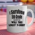 Fifth 5th Grade Graduation Shirt Child Graduate Education Graphic Print Coffee Mug