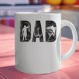 Fishing Dad Birthday Classic Bold Font Fish Daddy Graphic Print Coffee Mug