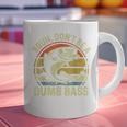 Fishing Father Day Tee Bruh Don't Be a Dumb Bass Dad Graphic Print Coffee Mug