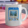 Frutiger Aero Aesthetic Tech Computer Aquarium Tarot Card Raglan Baseball Tee Graphic Print Coffee Mug