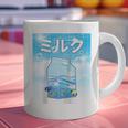 Frutiger Aero Aesthetic Tech Kawaii Milk Underwater Fishes Raglan Baseball Tee Graphic Print Coffee Mug