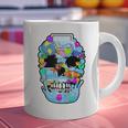 Frutiger Aero Aesthetic Tech Skull Computer Fishes Raglan Baseball Tee Graphic Print Coffee Mug