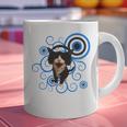 Frutiger Aero Cat Meme Headphone Kitty Cat Lover Graphic Print Coffee Mug