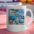 Frutiger Aero Retro Vibes Premium Tri-Blend Graphic Print Coffee Mug