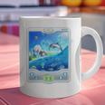 Frutiger Aero Skeuomorphism User Interface Nostalgia Premium Tri-Blend Graphic Print Coffee Mug
