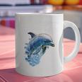 Frutiger Aero Splashy Dolphin Y2k Aesthetic Graphic Premium Graphic Print Coffee Mug
