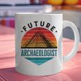 Future Archaeologist Pyramid Archaeology Student Graduation Graphic Print Coffee Mug