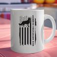 German Shepherd Dad Vintage Flag Patriotic Dog Graphic Print Coffee Mug