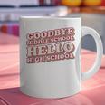 Goodbye Middle School Hello High School 8th Grade Graduation Graphic Print Coffee Mug