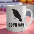 Goth Dad Gothic Bird Crow Emo Father's Day Graphic Print Coffee Mug