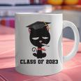 I Graduated Class Of2023 Cat Graduation Graphic Print Coffee Mug