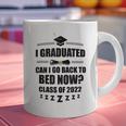 I Graduated Can I Go Back To Bed Class Of 2022 Graduation Graphic Print Coffee Mug