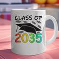 Graduation Class Of 2035 Hand Prints Space Pre-K -12th Grade Graphic Print Coffee Mug