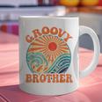 Groovy Brother 70s Aesthetic Nostalgia 1970's Retro Brother Graphic Print Coffee Mug