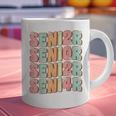 Groovy Senior Graduation Cute Groovy Senior Class Of 2024 Graphic Print Coffee Mug