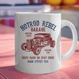 Hotrod Rebel Automotive Nostalgia Old Car Distressed Premium Tri-Blend Graphic Print Coffee Mug