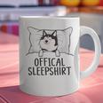 Husky Dog Pajama Husky Official Sleepshirt Mom Dad Kid Graphic Print Coffee Mug