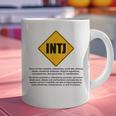 INTJ Warnings Architect Personality Type Introvert Graphic Print Coffee Mug INTJ Warnings Architect Personality Type Introvert Graphic Print Coffee Mug
