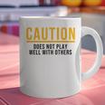 Introverted Does Not Play Well Competitive Athletic Graphic Print Coffee Mug Introverted Does Not Play Well Competitive Athletic Graphic Print Coffee Mug