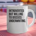 Introverted Underwriter Underwriting Introvert Graphic Print Coffee Mug Introverted Underwriter Underwriting Introvert Graphic Print Coffee Mug