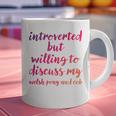 Introverted Willing To Discuss Welsh Pony And Cob Introvert Graphic Print Coffee Mug Introverted Willing To Discuss Welsh Pony And Cob Introvert Graphic Print Coffee Mug