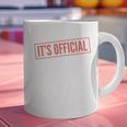 It's Official I'm The Favorite Daughter From Dad Mom Graphic Print Coffee Mug