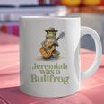 Jeremiah Was A Bullfrog A Classic Rock Nostalgia Trip Premium Tri-Blend Graphic Print Coffee Mug Jeremiah Was A Bullfrog A Classic Rock Nostalgia Trip Premium Tri-Blend Graphic Print Coffee Mug