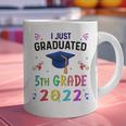 I Just Graduated 5th Grade Graduation Class 2022 Graduate Graphic Print Coffee Mug