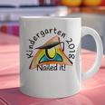 Kids Kindergarten 2018 Nailed It Graduation Graphic Print Coffee Mug