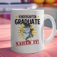 Kids Kindergarten Nailed It Shirt 2019 Shark Graduation Tee Graphic Print Coffee Mug