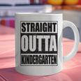 Kids Straight Outta Kindergarten Shirt Boy Girl Graduation Graphic Print Coffee Mug