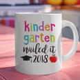 Kindergarten Nailed It 2018 Class Graduation T-Shirt Graphic Print Coffee Mug