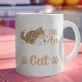 Kitty Pet Lover Introvert Person Cats Show Family Member Graphic Print Coffee Mug
