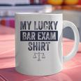 Law School Graduation Him Her Lucky Bar Exam Graphic Print Coffee Mug