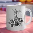 Law School Graduation My Lucky Bar Exam Shirt Lawyer Graphic Print Coffee Mug