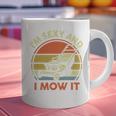 Lawn Mowing Dad Im Sexy And I Mow It Mower Garden Premium Tri-Blend Graphic Print Coffee Mug