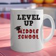 Level Up Middle School 5th Grade Graduation Graphic Print Coffee Mug