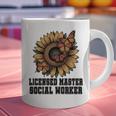 Licensed Masters Social Work Worker LMSW Graduation 2026 Graphic Print Coffee Mug