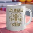 Los Angeles Hotrods Automotive Nostalgia Distressed Graphic Print Coffee Mug