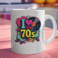 I Love The 70s Vintage Cassette Roller Vinyl Nostalgia 70s Premium Tri-Blend Graphic Print Coffee Mug I Love The 70s Vintage Cassette Roller Vinyl Nostalgia 70s Premium Tri-Blend Graphic Print Coffee Mug