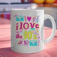 I Love The 90'S 90s Nostalgia Premium Tri-Blend Graphic Print Coffee Mug